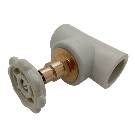 PPR Fittings: Absperrschieber Schweißtechnik PP-R Rohrfitting Polypropylen Fitting geeignet für Trinkwasser