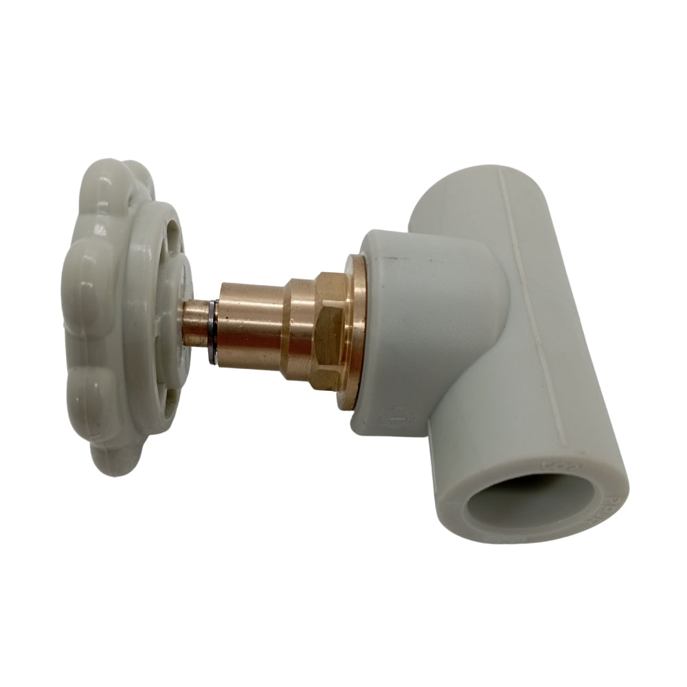 PPR Fittings: Absperrschieber Schweißtechnik PP-R Rohrfitting Polypropylen Fitting geeignet für Trinkwasser