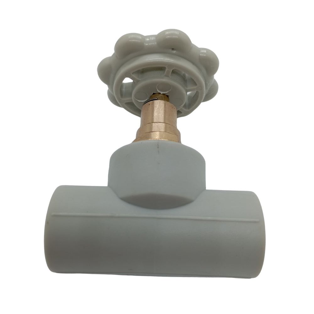 PPR Fittings: Absperrschieber Schweißtechnik PP-R Rohrfitting Polypropylen Fitting geeignet für Trinkwasser