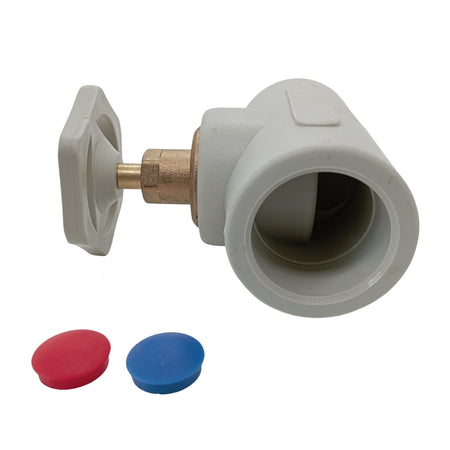 PPR Fittings: Absperrschieber Schweißtechnik PP-R Rohrfitting Polypropylen Fitting geeignet für Trinkwasser