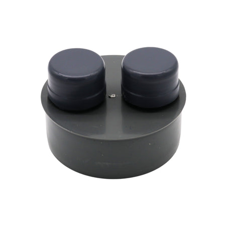 Abwasser Rohrbelüfter 110 mm PP Rohrbelüfter Belüftungsventil für Sanitäranlagen Häusliches Abwassersystem Aerator Drainage-Belüftungssystem Geruchsbeseitigung Grau