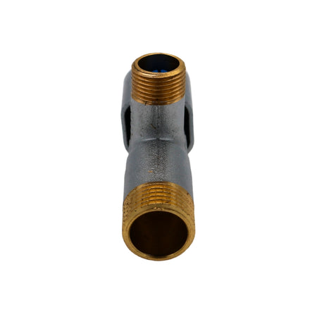 Eckventil mit Filter und Steinschutz kugelgestrahlt verchromt Messing Trinkwasser geeignet 16 bar