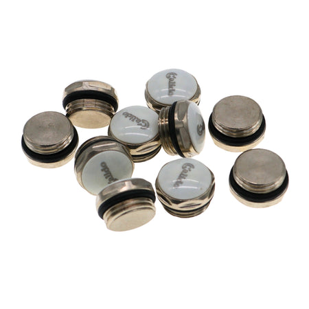 Kühlerverschluss 1/2" mit O-Ring, weiß,  Kühlerstecker - 10 Stück