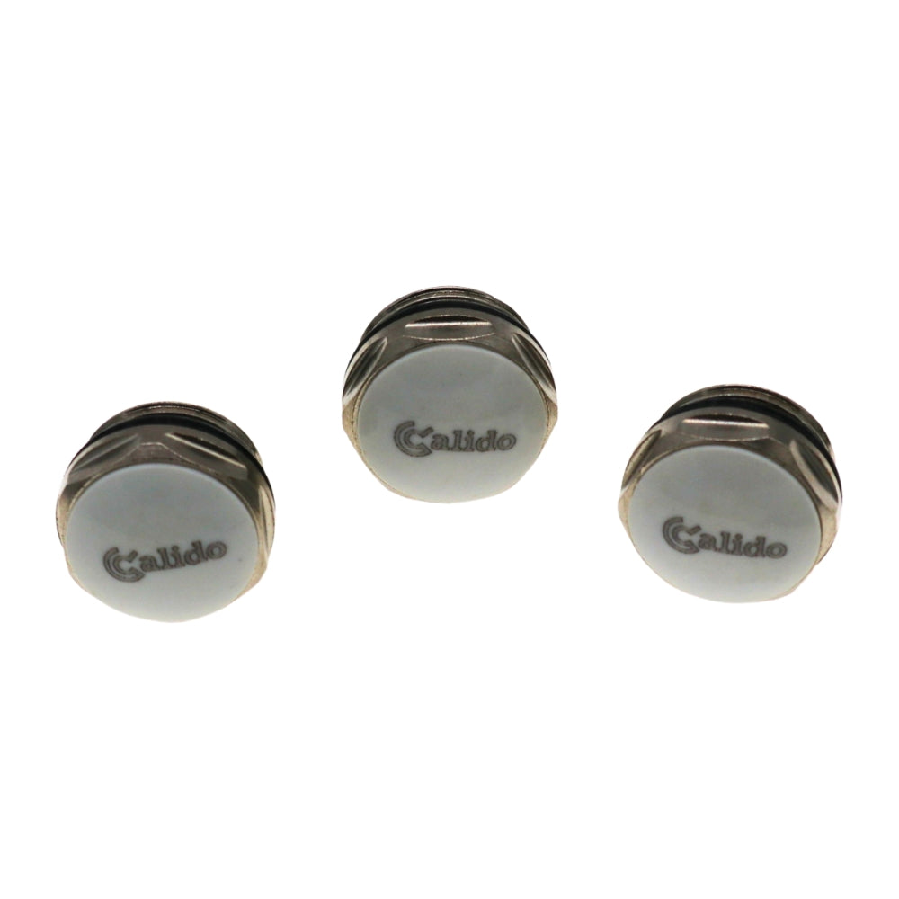 Kühlerverschluss 1/2" mit O-Ring, weiß,  Kühlerstecker - 10 Stück