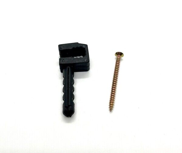 Kabelschellen für Kabel Dübelschellen Kunststoff Stromleitungen