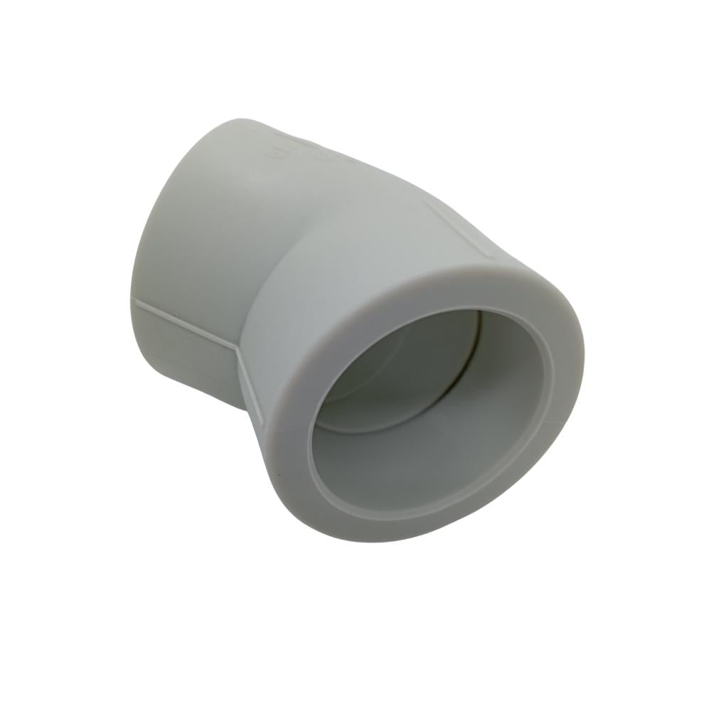 PPR Fittings: Bogen 45 grad Rohr Schweißtechnik PP-R Rohrwinkel Bogen Adapter Winkel Rohrfitting Polypropylen Fitting geeignet für Trinkwasser