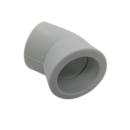 PPR Fittings: Bogen 45 grad Rohr Schweißtechnik PP-R Rohrwinkel Bogen Adapter Winkel Rohrfitting Polypropylen Fitting geeignet für Trinkwasser