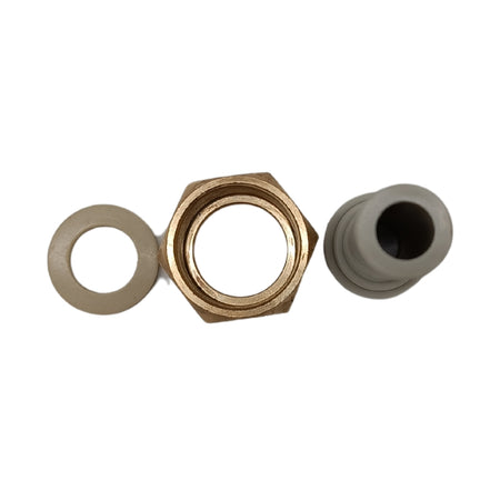 PPR Fittings: Kupplung mit Mutter Rohrfitting Polypropylen Fitting geeignet für Trinkwasser mit Innengewinde