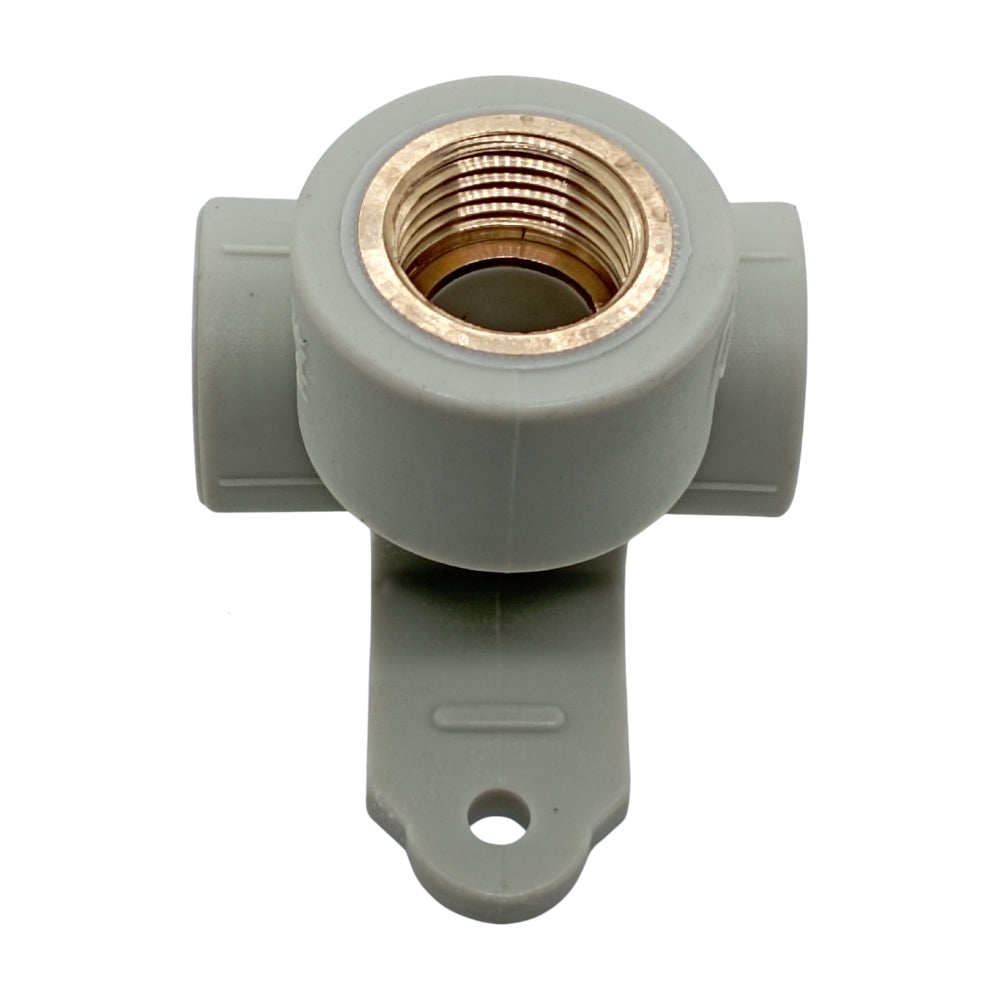 PPR Fittings: T-Stück mit Hahnanschluss 20*20 mm*1/2". Rohr Schweißtechnik PP-R.