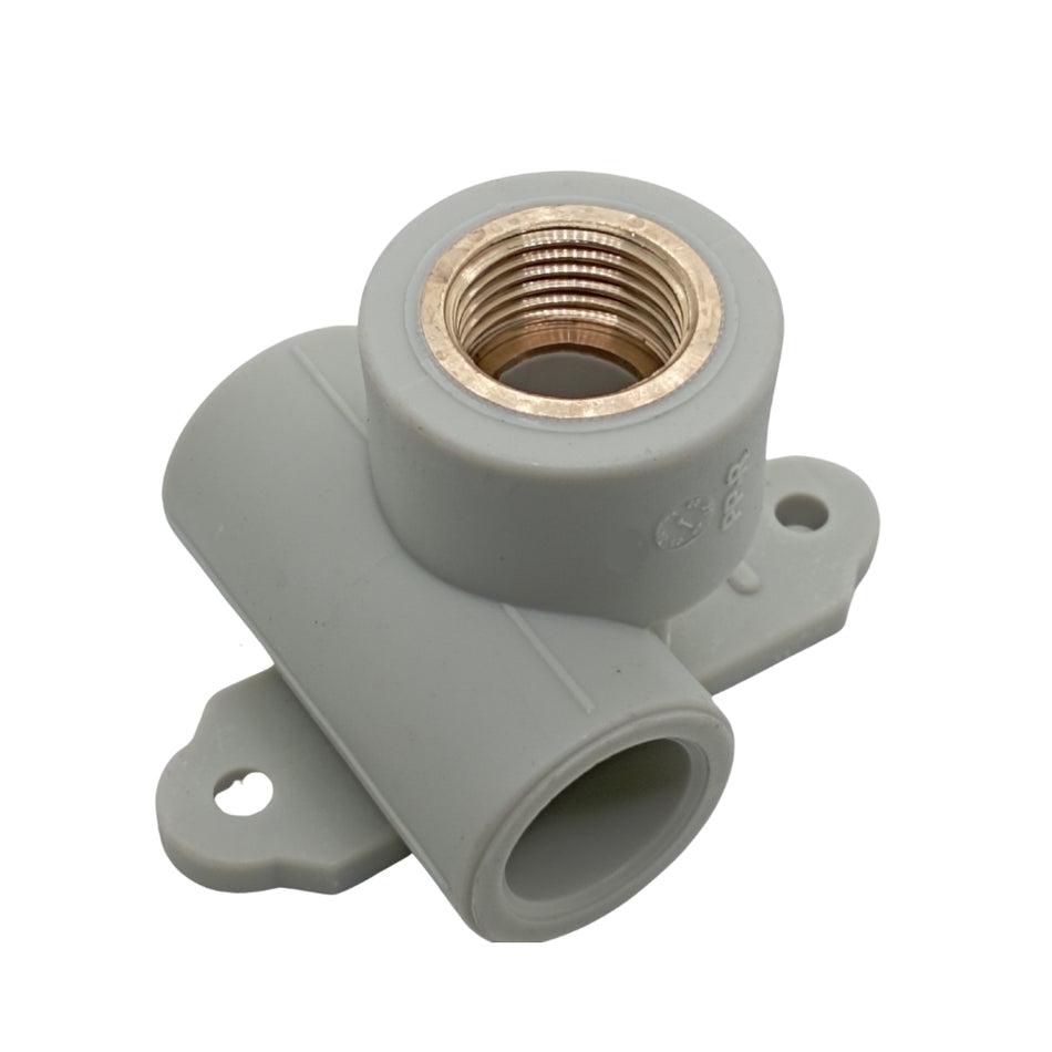 PPR Fittings: T-Stück mit Hahnanschluss 20*20 mm*1/2". Rohr Schweißtechnik PP-R.