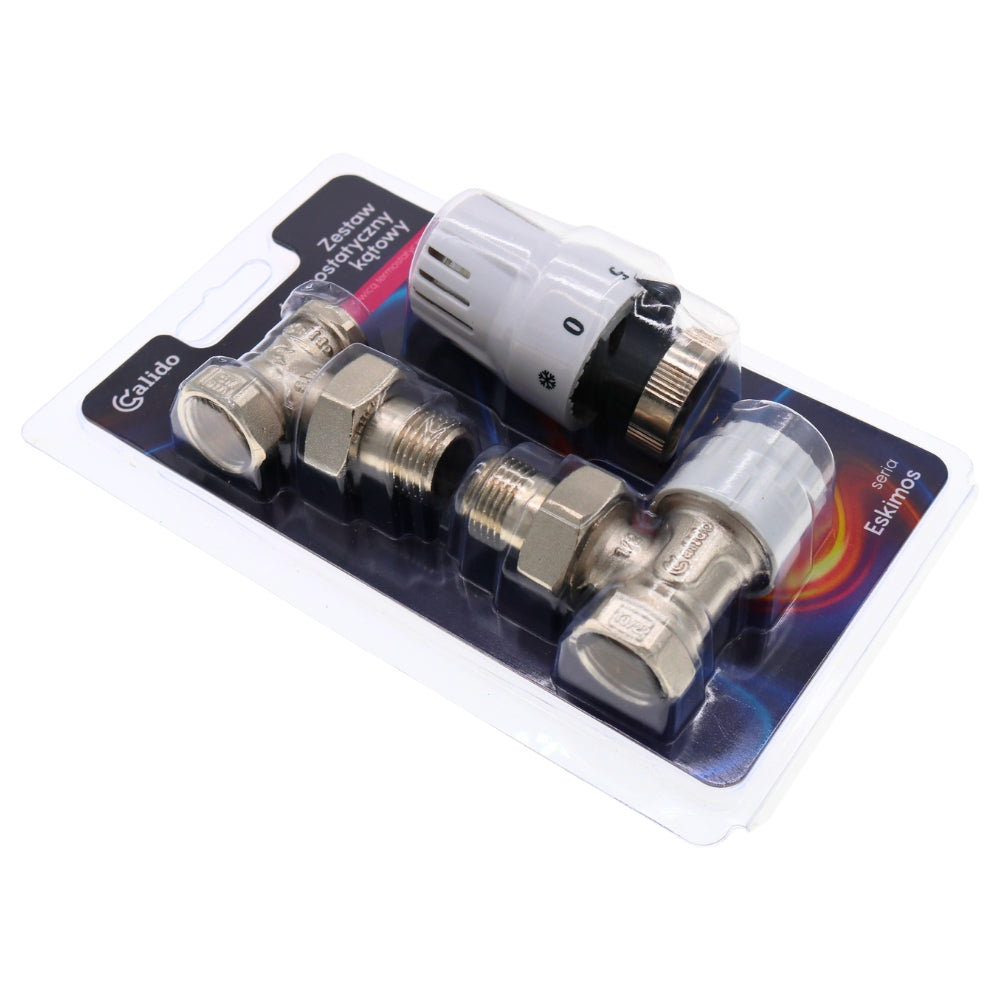Winkel-Thermostat-Set 1/2″ – M30x1,5 mit BIANCA-Thermostatkopf
