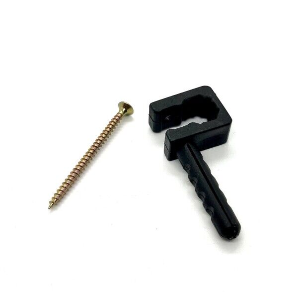 Kabelschellen für Kabel Dübelschellen Kunststoff Stromleitungen