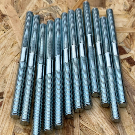 Gewindestangen M8 x 160 mm - 20 Stück.  Stahl verzinkt Doppelschraube DIN 6379, Gewindestifte