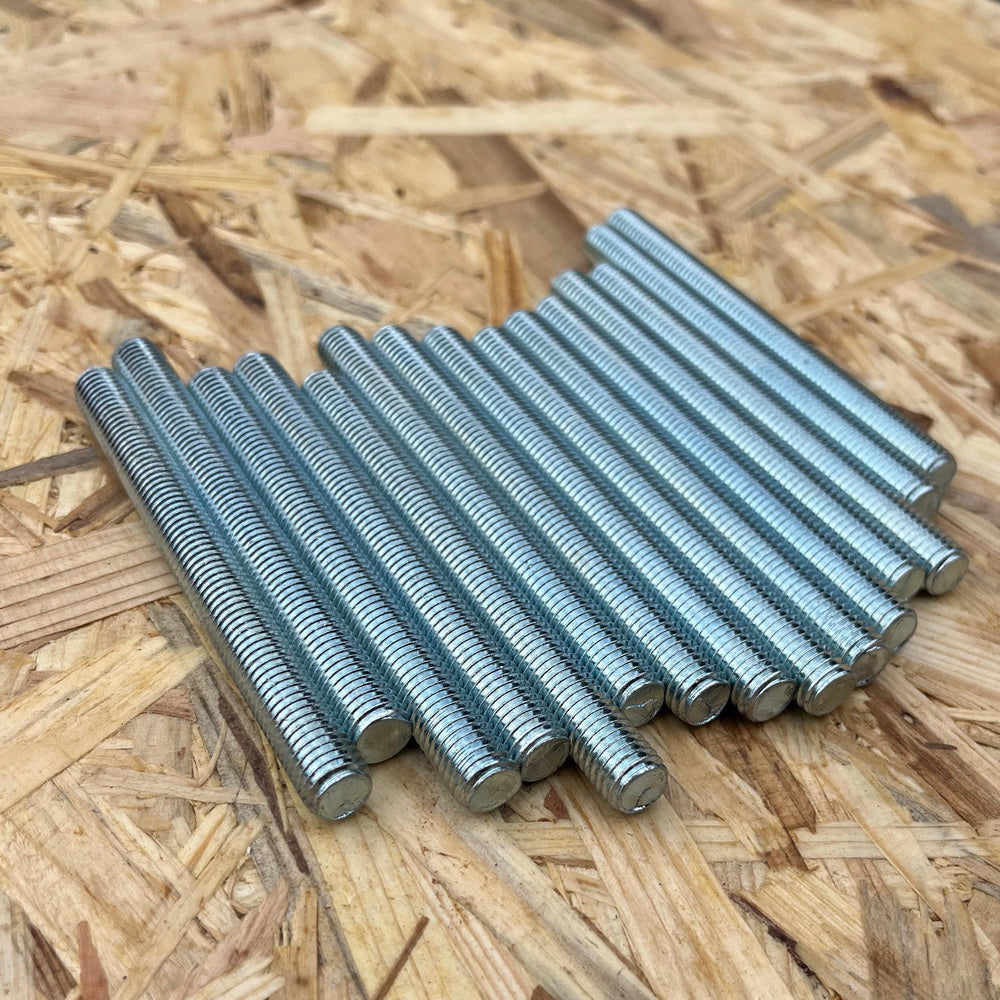 20x Stockschraube Schraubstifte Gewindestifte verzinkt Befestigungsmaterial Montagematerial Stahl verzinkt DIN 976