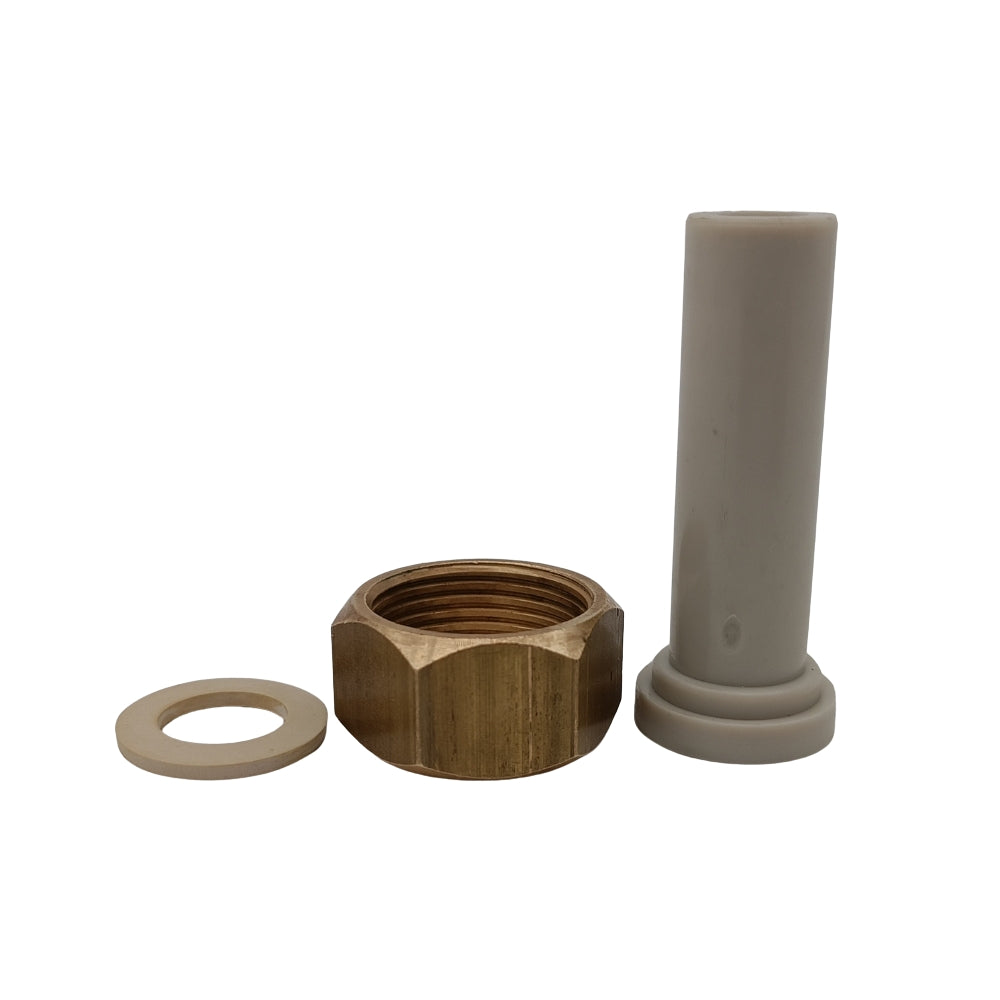 PPR Fittings: Kupplung mit Mutter Rohrfitting Polypropylen Fitting geeignet für Trinkwasser mit Innengewinde