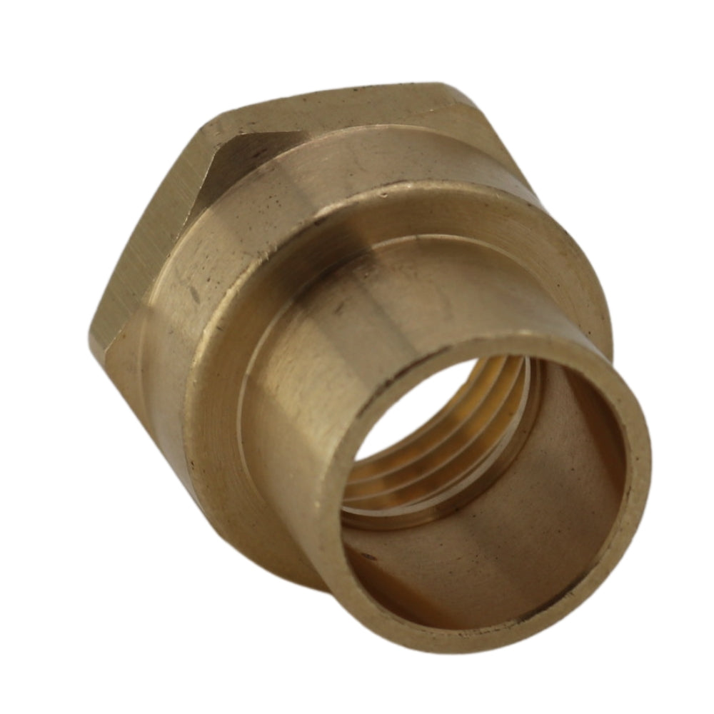 Messing Muffe 15 x 1/2" Trinkwasser geeignet Gewindefitting, Messing Fitting