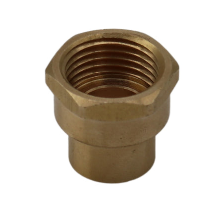 Messing Muffe 15 x 1/2" Trinkwasser geeignet Gewindefitting, Messing Fitting
