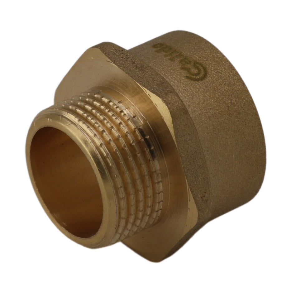 Messingnippel 18 x 1/2"  Trinkwasser geeignet Gewindefitting,  Messing Fitting