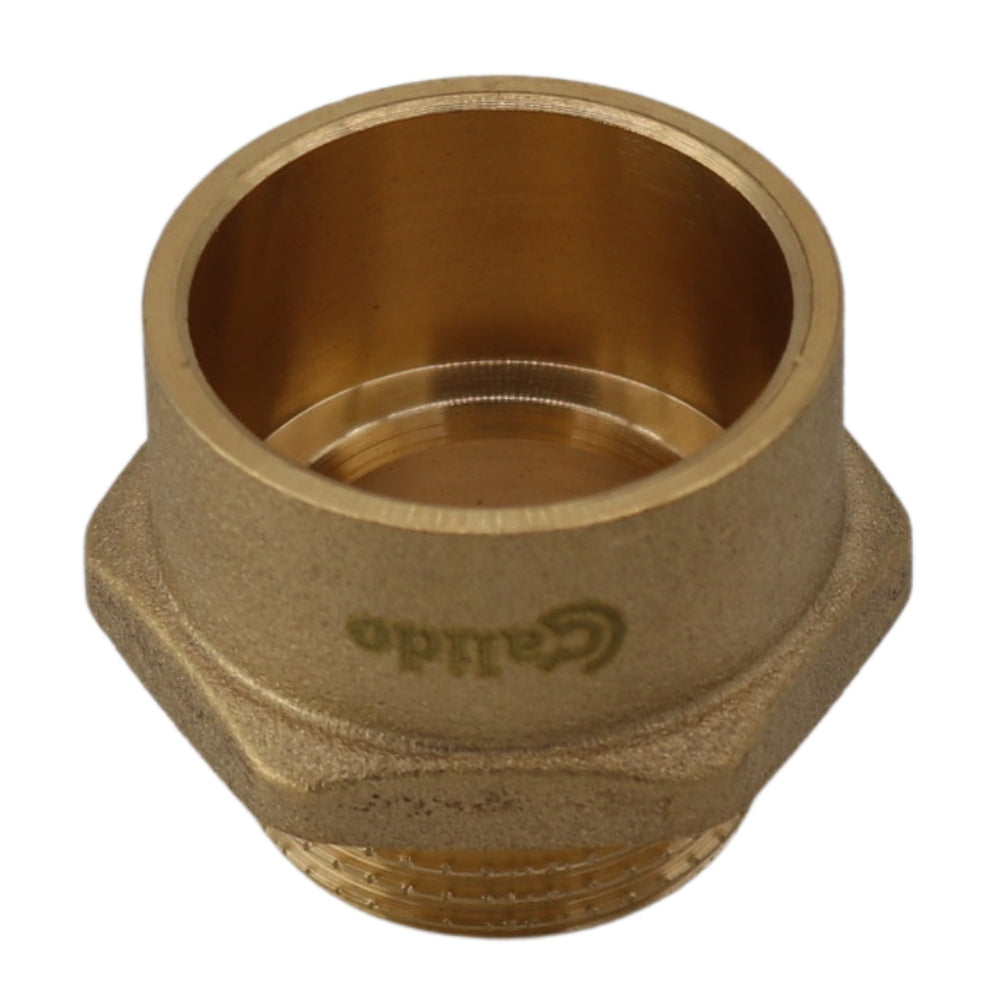 Messingnippel 18 x 1/2"  Trinkwasser geeignet Gewindefitting,  Messing Fitting