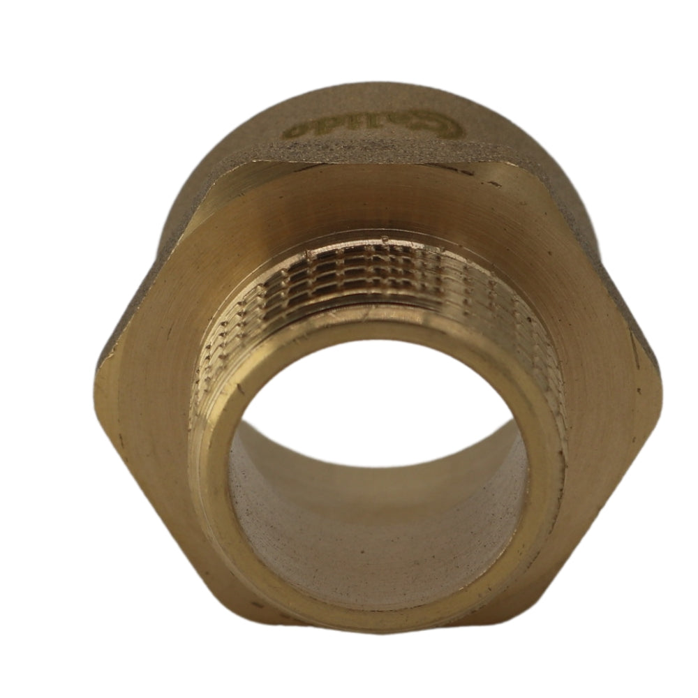 Messingnippel 18 x 1/2"  Trinkwasser geeignet Gewindefitting,  Messing Fitting