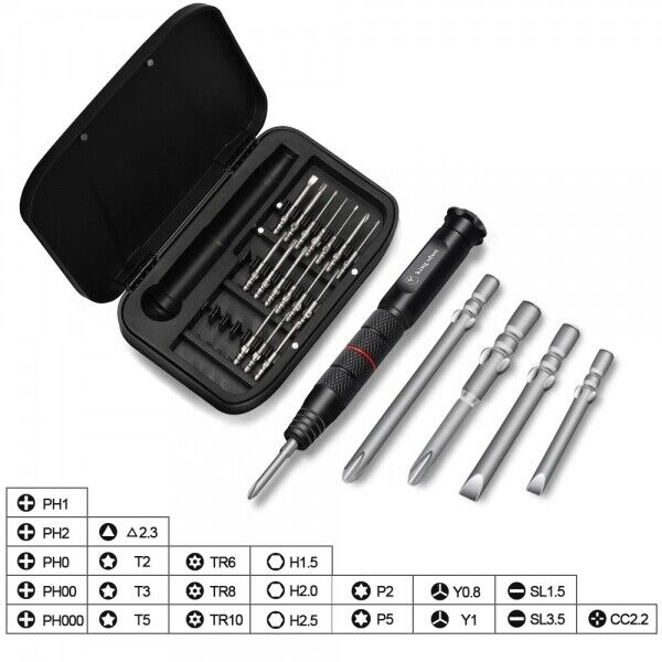 Mini Schraubendreher Reparatur Set Feinmechaniker Heimwerker 22 in 1