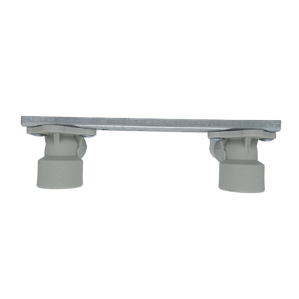 PPR Fittings: Montageeinheit 20 mm. * 1/2" - 150 mm. Schweißtechnik PP-R.