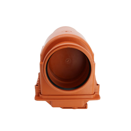 Rückstauverschluss 110 MM aus Kunststoff Orange, Rückschlagklappe Rückstauventil Froschklappe Abfluss Abwasser