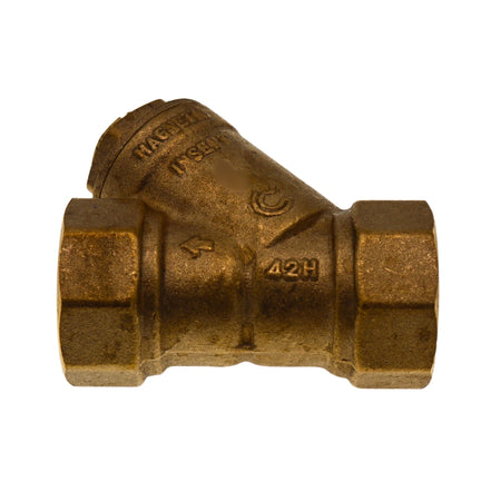 Schmutzfänger 1/2" 3/4" 1" Heizung Wasser Filter Y-Stück Messing mit Magnet Magnet Leitungsfilter Schrägsitz PN 10