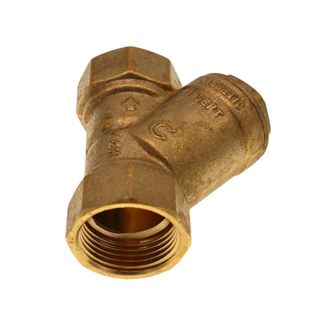 Schmutzfänger 1/2" 3/4" 1" Heizung Wasser Filter Y-Stück Messing mit Magnet Magnet Leitungsfilter Schrägsitz PN 10