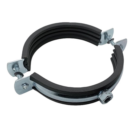 Schraubrohrschellen 215-220 mm Stahl Verzinkt Rohrschellen Schalldämmeinlage