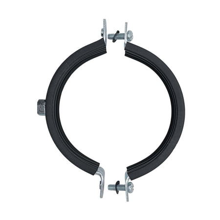 Schraubrohrschellen 215-220 mm Stahl Verzinkt Rohrschellen Schalldämmeinlage