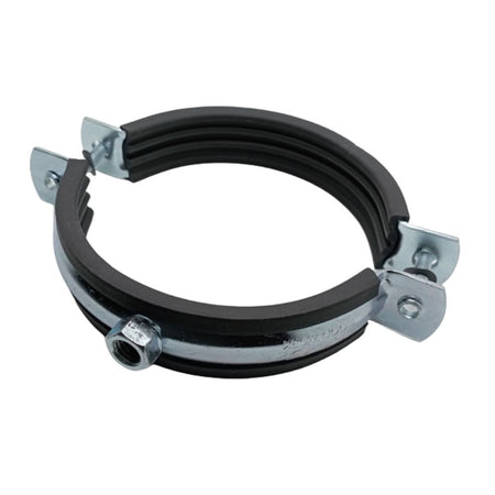Schraubrohrschellen 215-220 mm Stahl Verzinkt Rohrschellen Schalldämmeinlage