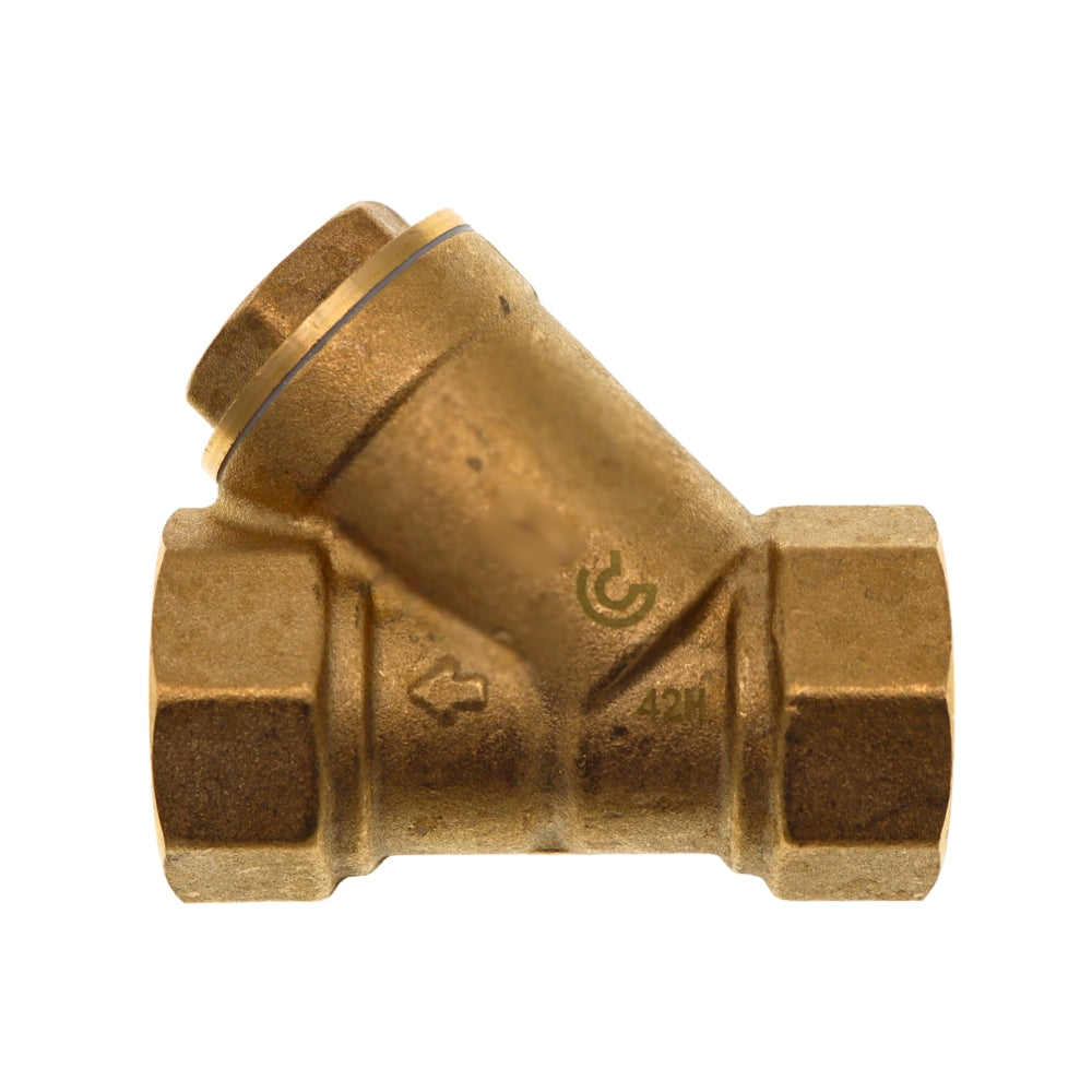 Messing Y-Stück Schmutzfänger Heizung Wasser Filter Magnet Leitungsfilter Schrägsitz mit Filtergewebe von 40 Löchern/cm²  PN 16