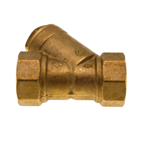 Messing Y-Stück Schmutzfänger Heizung Wasser Filter Magnet Leitungsfilter Schrägsitz mit Filtergewebe von 40 Löchern/cm²  PN 16