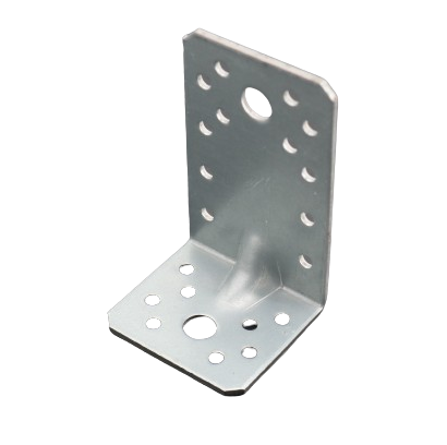 Winkelverbinder 70x70x55  MM Stahl Verzinkt, Lochwinkel Bauwinkel Holzverbinder Balkenwinkel Winkel Holzverbinder Stahlwinkel Verzinkt Silber - 25 Stück