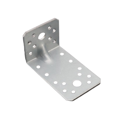 Winkelverbinder 70x70x55  MM Stahl Verzinkt, Lochwinkel Bauwinkel Holzverbinder Balkenwinkel Winkel Holzverbinder Stahlwinkel Verzinkt Silber - 25 Stück